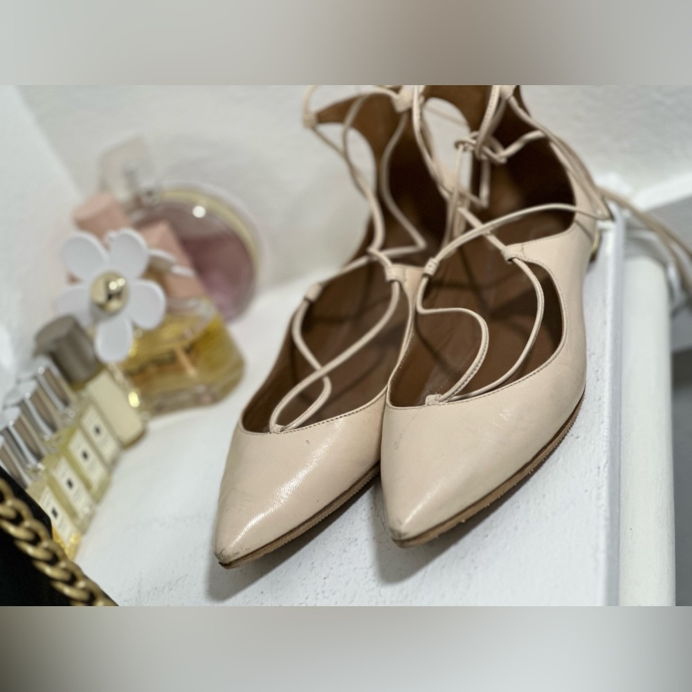 aquazzura christey flats
